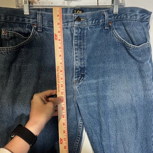Lee Straight Leg Carpenter Men's Jeans Blue 42 x 34 Work - Picture 6 of 13